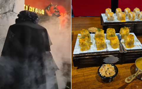 En Central 593 puedes disfrutar de la comida acompañado de personajes de las leyendas ecuatorianas.