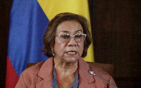 La canciller de Colombia, Rosa Villavicencio, en una foto de archivo.