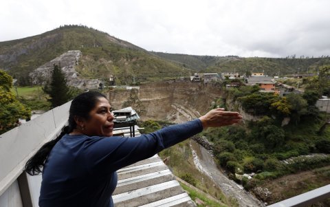 Situación.  Moradores viven con el temor de perder sus viviendas que fueron construidas hace 40 años.