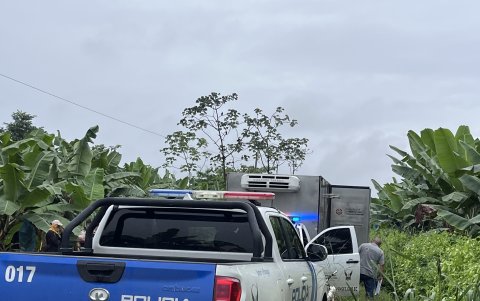 Personal policial acordonó las zonas donde se registraron los hechos violentos, mientras se realizaban las investigaciones correspondientes en El Oro.