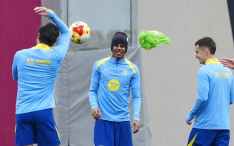 Yamal (c) es el líder ofensivo del conjunto culé.