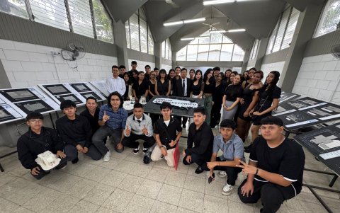 Los estudiantes del primer semestre se mostraron contentos con lo aprendido en los últimos meses.