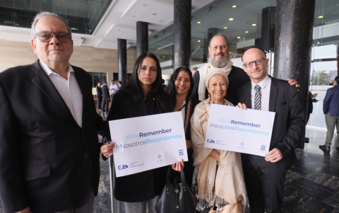 Thomas Rosenberg, Lucía Torres, Brenda Gabe, Susana Reyes, Moti Deren y Pablo Gabe.