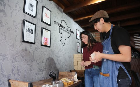 La chocolateria de Steben Gaviño es una de las más reconocidas en la capital.