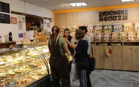 Indemini Báez es una marca de chocolate que promueve el ´slow food´ y usa cacao de pequeños productores.