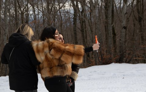 Los turistas del sur de Italia llegan también para captar fotos.