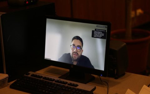 Declaración de el exJuez Carlos Serrano vía telemática.