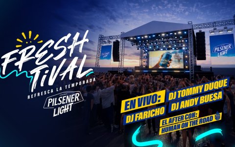 El Freshtival es organizado por Pilsener Light.