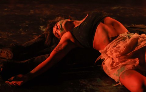 La propuesta incorpora otros lenguajes además del movimiento, entre ellos fragmentos de poemas.