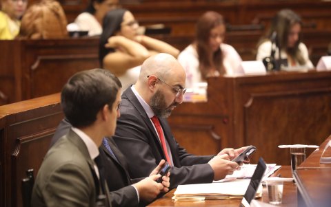 La Comisión de Fiscalización conoció el 9 de febrero de 2026 pruebas reservadas de Mario Godoy, presidente el Consejo de la Judicatura.