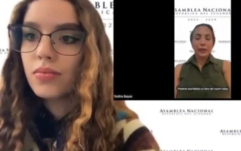 Camila León llamó la atención públicamente a su compañera de bancada Yadira Bayas