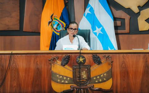 COE Provincial liderado por Marcela Aguiñaga.