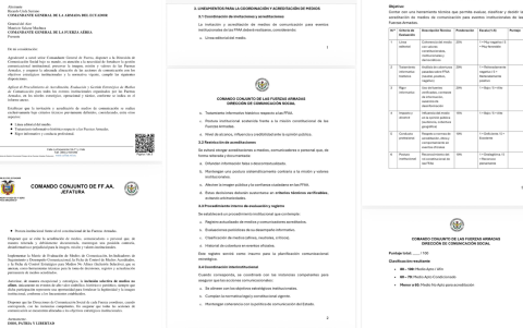 Documento que circula en rede sociales. No ha sido confirmado ni desmentido.