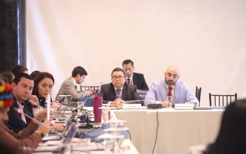 La Comisión de Fiscalización tramitó el proceso de juicio político en contra del presidente del Consejo de la Judicatura Maro Godoy.