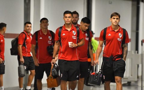 El plantel de River Plate se concentra para el duelo ante Argentinos Juniors.