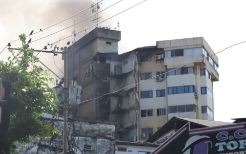 Incendio en Guayaquil.