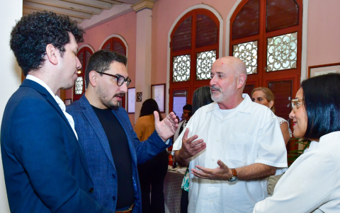 Daniel Chonillo, Carlos Vergara, Rodrigo Garnier y Karla Molina.