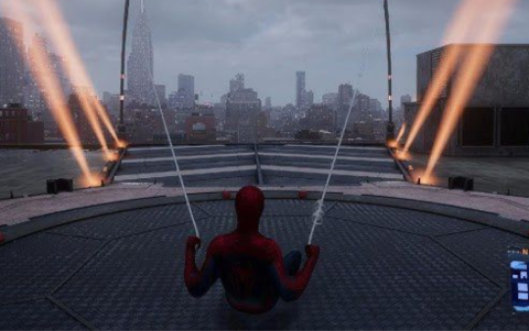 Slingshots en Spider-man 2 para PS5.