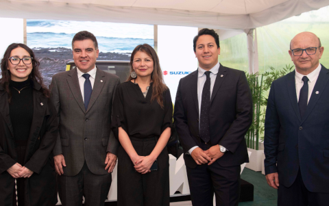 María Alejandra Chauvin, Esteban Acosta, Angélica Arias, Sebastián Becerra y Fausto Baca.
