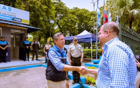 Se firmó un acuerdo entre Segura EP y el Ministro del Interior.
