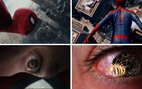 El famoso salto de Parker junto a ciertos planos recuerdan a otras versiones live action de la película.