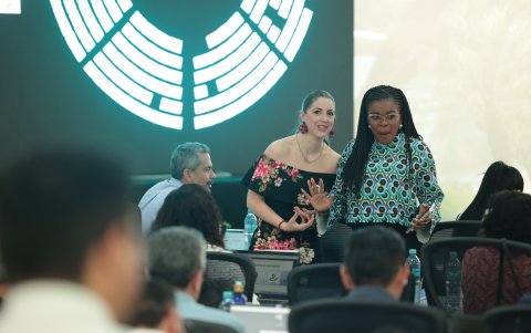 Desde el 20 de febrero de 2026, la Asamblea Nacional sesiona en el cantón Samborondón, en la provincia del Guayas.