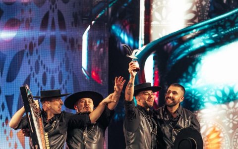 El grupo A los cuatro vientos de Chile fue el ganador de la competencia folclórica.