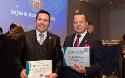 Leonardo Tipán y Manuel Almeida.