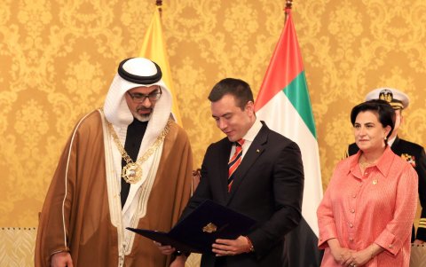 Visita a Ecuador del l Príncipe Heredero de Abu Dabi, Sheikh Khaled bin Mohamed bin Zayed Al Nahyan.