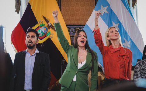 La vicealcaldesa Tatiana Coronel es la alcaldesa subrogante de Guayaquil durante la ausencia temporal del alcalde Aquiles Álvarez.