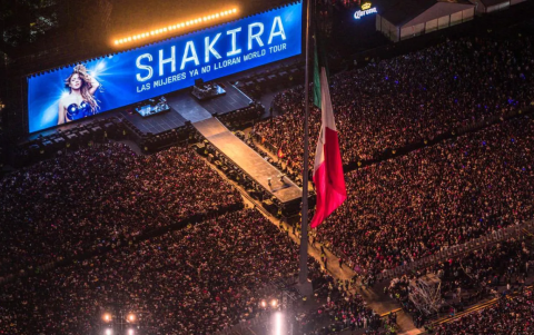 Así se veía la Plaza de la Constitución desde las alturas.