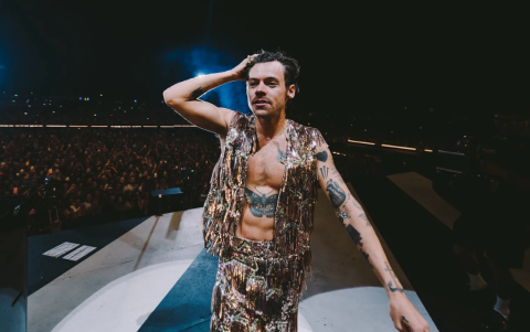 Harry durante el Love on Tour, gira que duró 22 meses: desde septiembre de 2021 hasta junio de 2023.