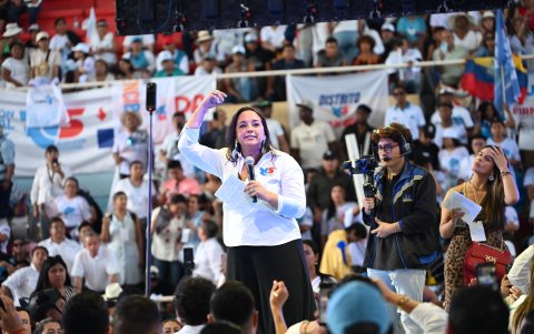 Gabriela Rivadeneira fue electa el 18 de enero de 2026 como nueva presidenta del movimiento Revolución Ciudadana, organización política fundada por el expresidente Rafael Correa.