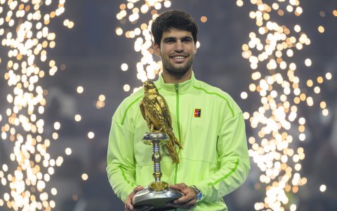 Carlos Alcaraz, tenista español, conquistó el ATP 500 de Doha.