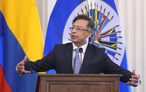 Gustavo Petro, presiente de Colombia, reaccionó al incremento de aranceles por parte de Ecuador.