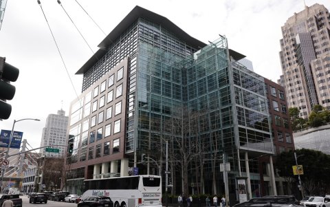 Fotografía del 25 de febrero de 2026 del exterior de la sede de la empresa Anthropic en San Francisco, California.