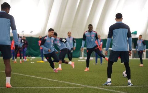 Entrenamientos en la ciudad deportiva del Leganés