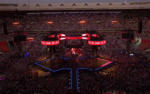 Así se veía La Cartaluja la Velada pasada.