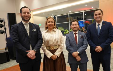 José Ramírez, María Dolores Cobos, Patricio Rodríguez y Gustavo Cáceres.