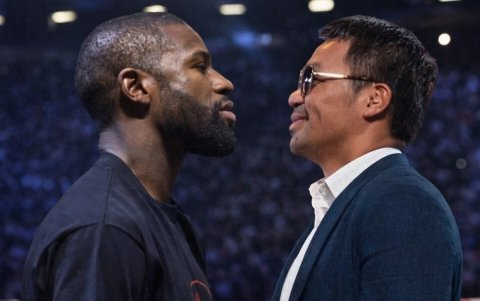 Floyd Mayweather Jr. y Manny Pacquiao nuevamente se encuentra cara a cara.