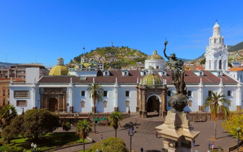 La Catedral Metropolitana de Quito, joya del Patrimonio Cultural de la Humanidad.