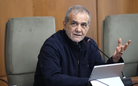 El presidente de Irán, Masud Pezeshkian.