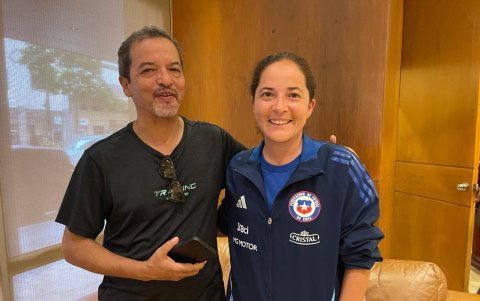 Los Arauz, Vanessa y su padre Jorge en Guayaquil.