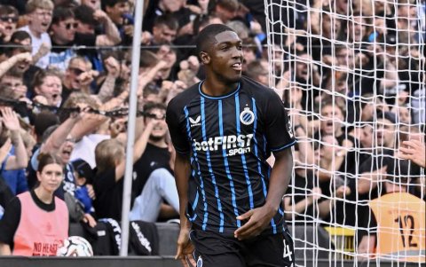 Joel Ordóñez, defensor de Brujas, en un partido de Champions League.