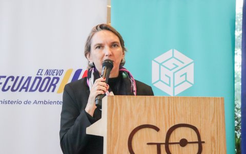 Viceministra de Ambiente, bióloga Alicia Jaramillo.