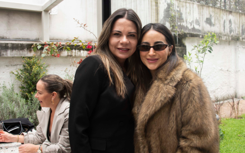 Verónica Erazo y Lady Goyes.
