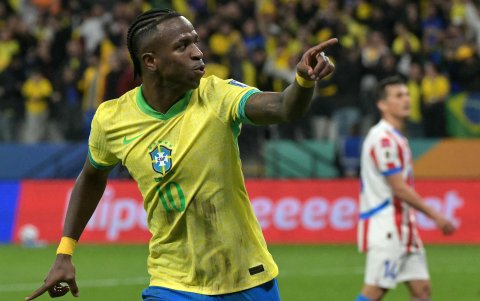 Vinícius es la figura del seleccionado brasileño.