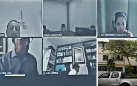 Andreína Lamota estuvo presente, de manera telemática, durante la diligencia del 20 de febrero de 2026.