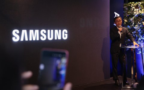 Jay Park, presidente de Samsung Electronics Ecuador, durante la presentación oficial de la nueva serie Samsung Galaxy S26.