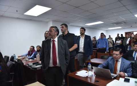 El abogado Ramiro García Falconí denunció este lunes 9 de marzo del 2026 que no se le permitió el ingreso a la Cárcel del Encuentro.